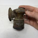 Vintage Auto Lite Brass Carbide Headlamp for Miners