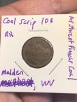 Pioneer Coal Scrip Token - Malden, WV