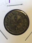Clean Eagle Coal Co 5 Cent Trade Token