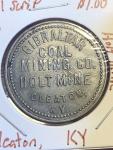 Gibraltar Coal Mining Co $1.00 Trade Token