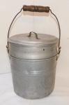 Vintage WWI Coal Miners Lunch Bucket with Art