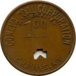Coneva Coal Corporation $1 Trade Token, Chavies KY