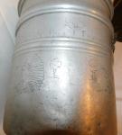Vintage WWI Coal Miners Lunch Bucket with Art