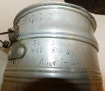 Vintage WWI Coal Miners Lunch Bucket with Art
