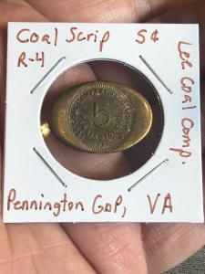 Lee Coal Company 5-Cent Trade Token