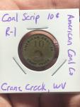10 Cent Coal Scrip Token - American Coal Co