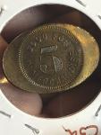 Lee Coal Company 5-Cent Trade Token