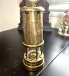 Vintage British Coal Mining Brass Lamp Lantern