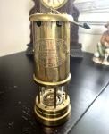 Vintage British Coal Mining Brass Lamp Lantern