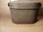 Vintage Atlantic Coal Miner Lunch Bucket with Trays