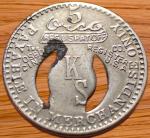 Koppers 5¢ Coal Scrip Trade Token - Beards Fork