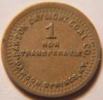 Kentucky Dawson Coal Scrip Token 1¢