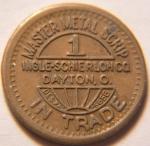 Kentucky Dawson Coal Scrip Token 1¢