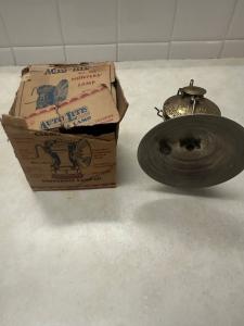 Vintage Autolite Brass Carbide Lamp for Miners