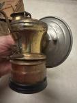 Vintage Autolite Brass Carbide Lamp for Miners