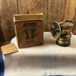 Vintage Autolite Brass Carbide Lamp for Coal Miners
