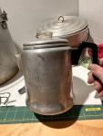 Vintage Coal Miner Lunch Pail and Coffee Pot Set