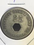 25 Cent Coal Scrip Token - Peerless Coal & Coke Co