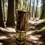 Vintage British Coal Miners Lamp from Wales