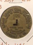 Logan County Coal Scrip Trade Token - $1.00