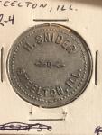 H Snyder Coal Scrip Trade Token - 50 Cents