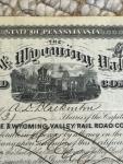 1886 Erie & Wyoming Valley Coal Railroad Stock