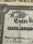 1886 Erie & Wyoming Valley Coal Railroad Stock