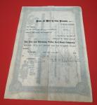 1886 Erie & Wyoming Valley Coal Railroad Stock