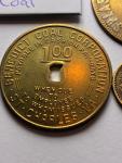 Set of 5 Virginia Coal Scrip Tokens
