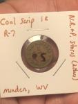 1 Cent Coal Scrip Token - N.R.&P. Stores