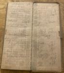 Set of 3 Vintage Coal Mining Ledger Books