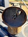 Antique Brass Justrite Carbide Miner's Head Lamp