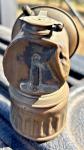 Antique Brass Justrite Carbide Miner's Head Lamp