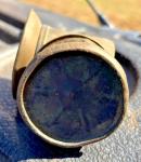 Antique Brass Justrite Carbide Miner's Head Lamp