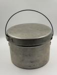 Vintage Coal Miners Aluminum Stackable Lunch Bucket Set