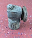Vintage Brass Carbide Miner’s Helmet Lamp