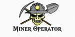 Coal Miner Skull Hard Hat Stickers H405 - Set of 3