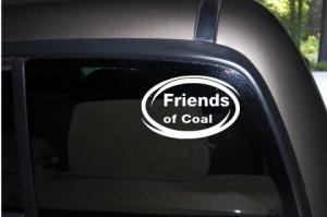 Coal Friends Vinyl Decal Bumper Sticker Car Truck