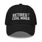 Coal Miner Embroidered Dad Hat Adjustable Baseball Cap