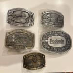 Peabody Coal Co Safety Belt Buckle Set 5