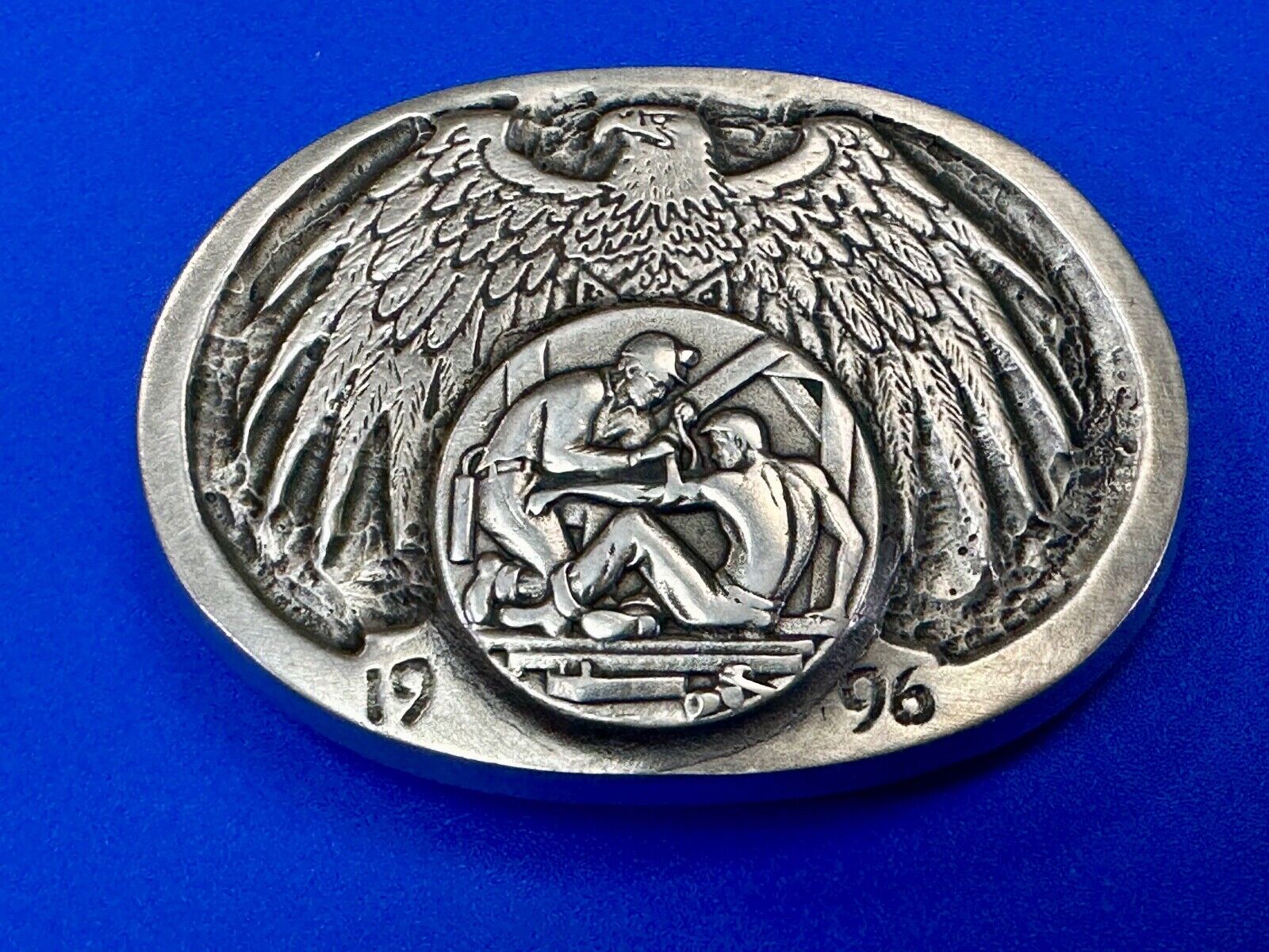 Vintage 20th Annual Rocky Mountain Coal Mine Rescue Buckle