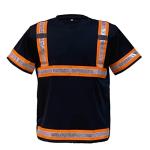 Men's Reflective Safety Work Shirts - Short Sleeve T-Shirts