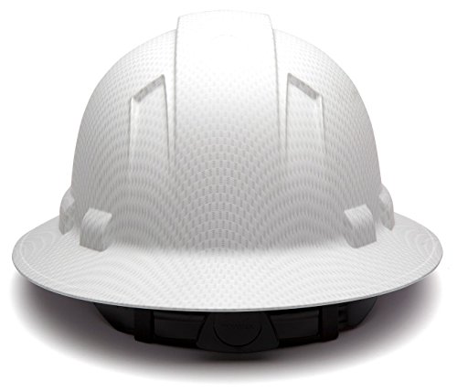 Matte White Graphite Pattern Hard Hat by Pyramex