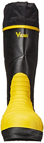 Viking Men's Metguard Mining Boot in Black/Yellow - Size 11