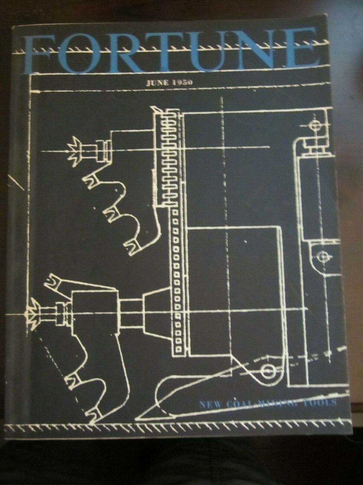June 1950 Coal Mining Tools from Fortune Magazine