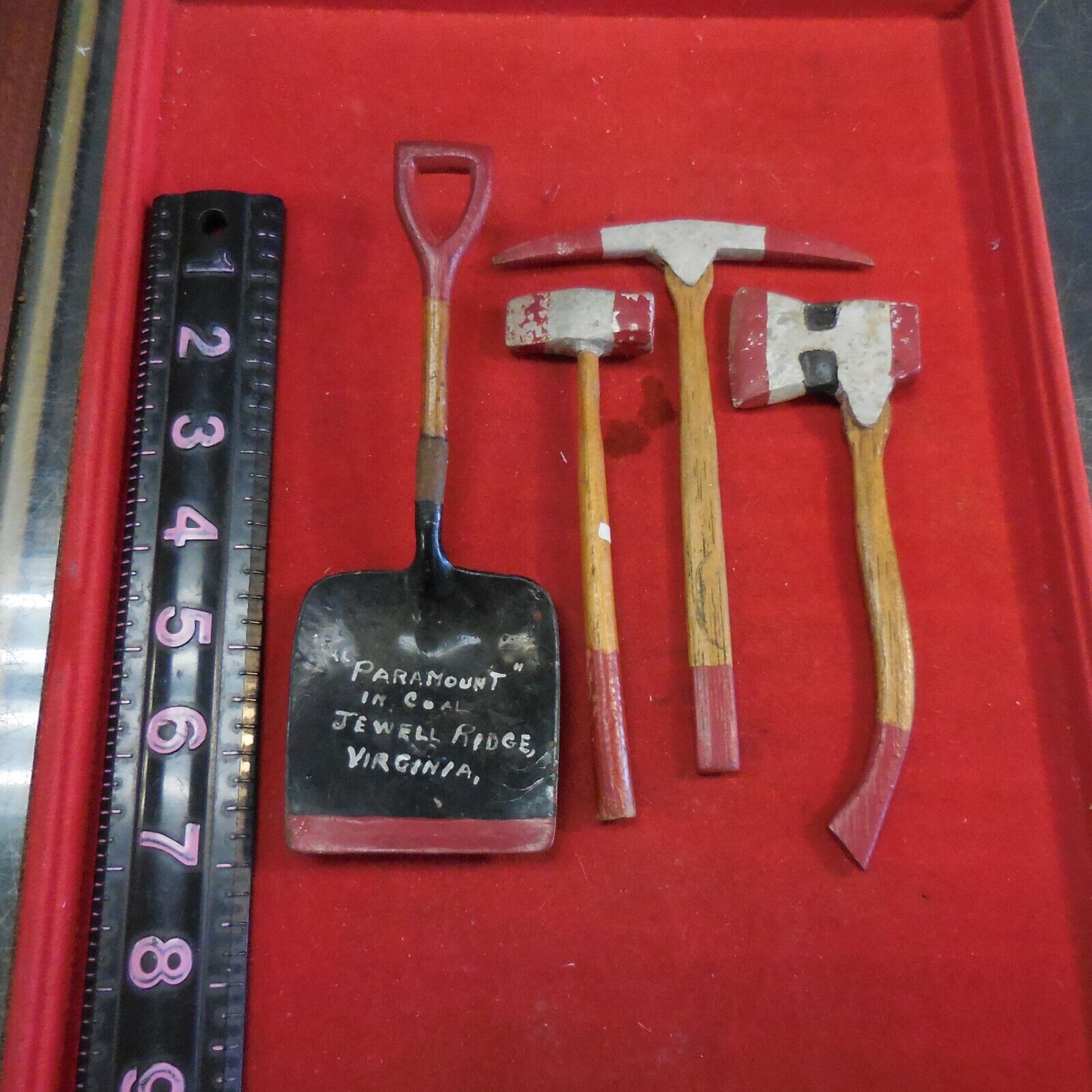 Paramount Coal Mining Tools Miniature Set from Jewel Ridge