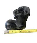 Kentucky Coal Work Shoe/Boot Figurine, Vintage Hand Carved