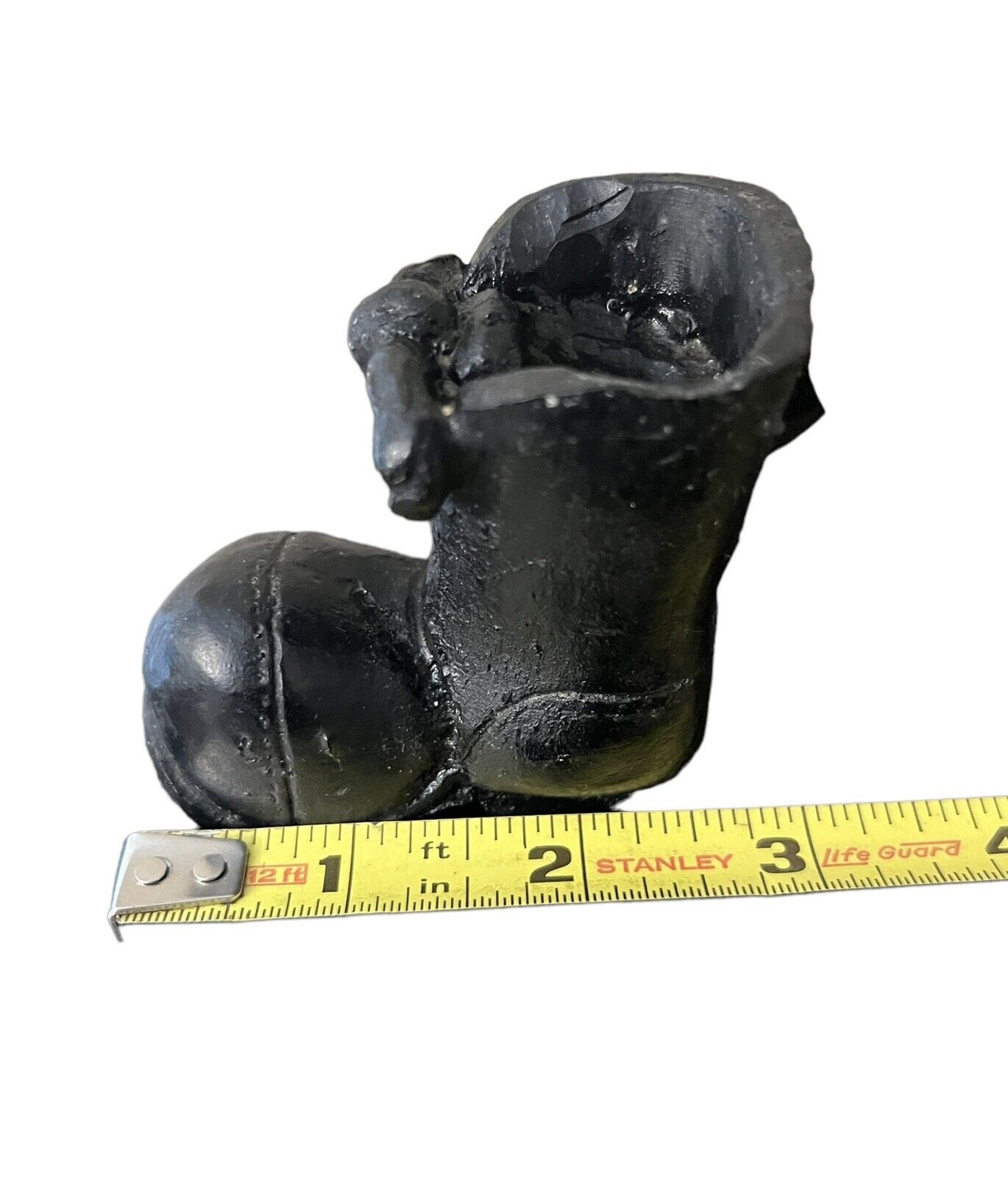Kentucky Coal Work Shoe/Boot Figurine, Vintage Hand Carved