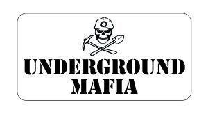 Underground Mafia Coal Miner Vinyl Decal Sticker Set