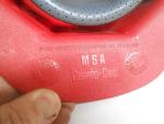 Red MSA Comfo-Cap with Liner for Coal Miners